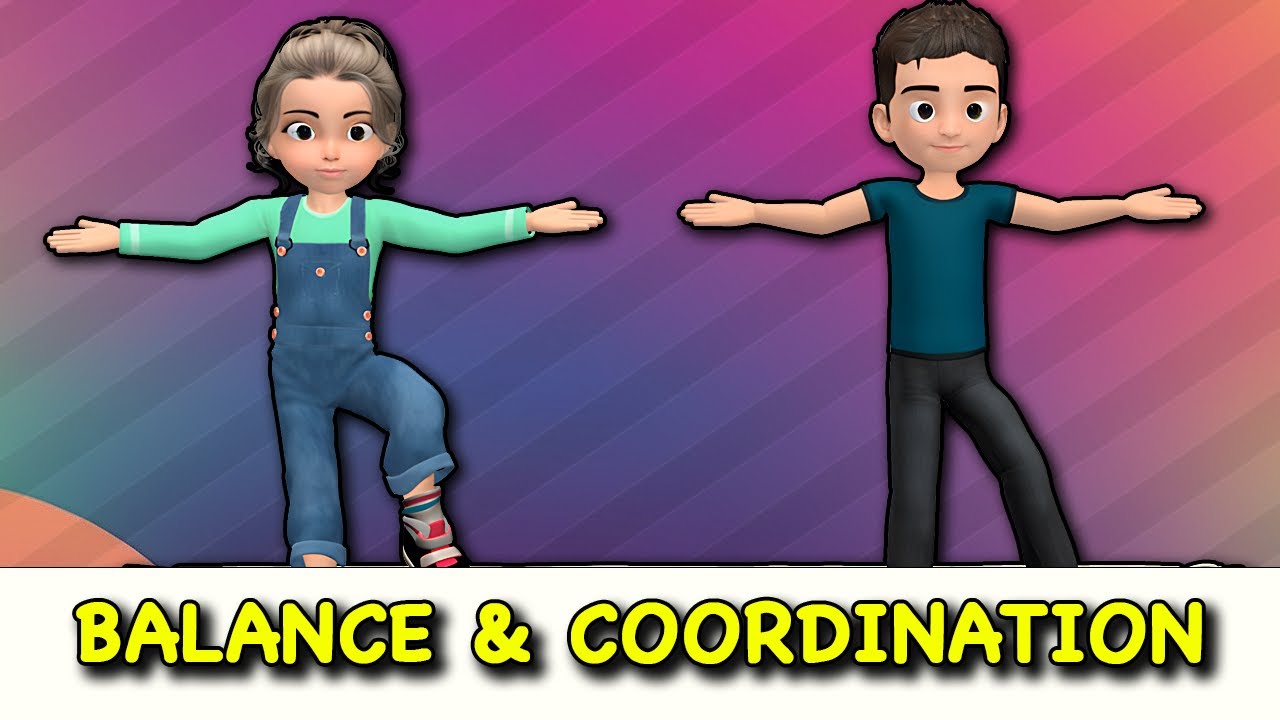 Kids Balance & Coordination: Stop Tumbles! (15 Min) - YouTube