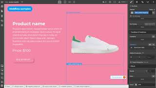 Webflow.io #6 - product image magnifier tutorial