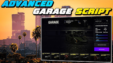Free Advanced Garage Script | eyestore | QBCore / ESX| FiveM Tutorial #87