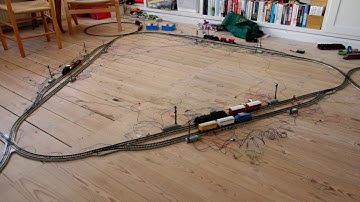 Märklin bidirectional multi train oval with analog control 2/3