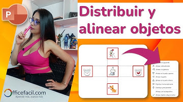 Alinear objetos en #powerpoint | distribuir objetos