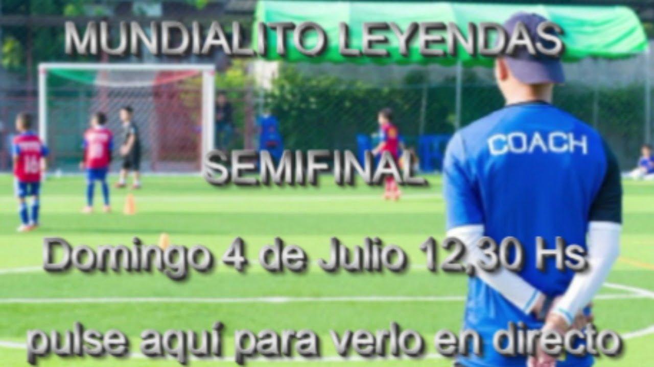 Dos semifinales del Mundialito Leyendas que hemos transmitido en directo