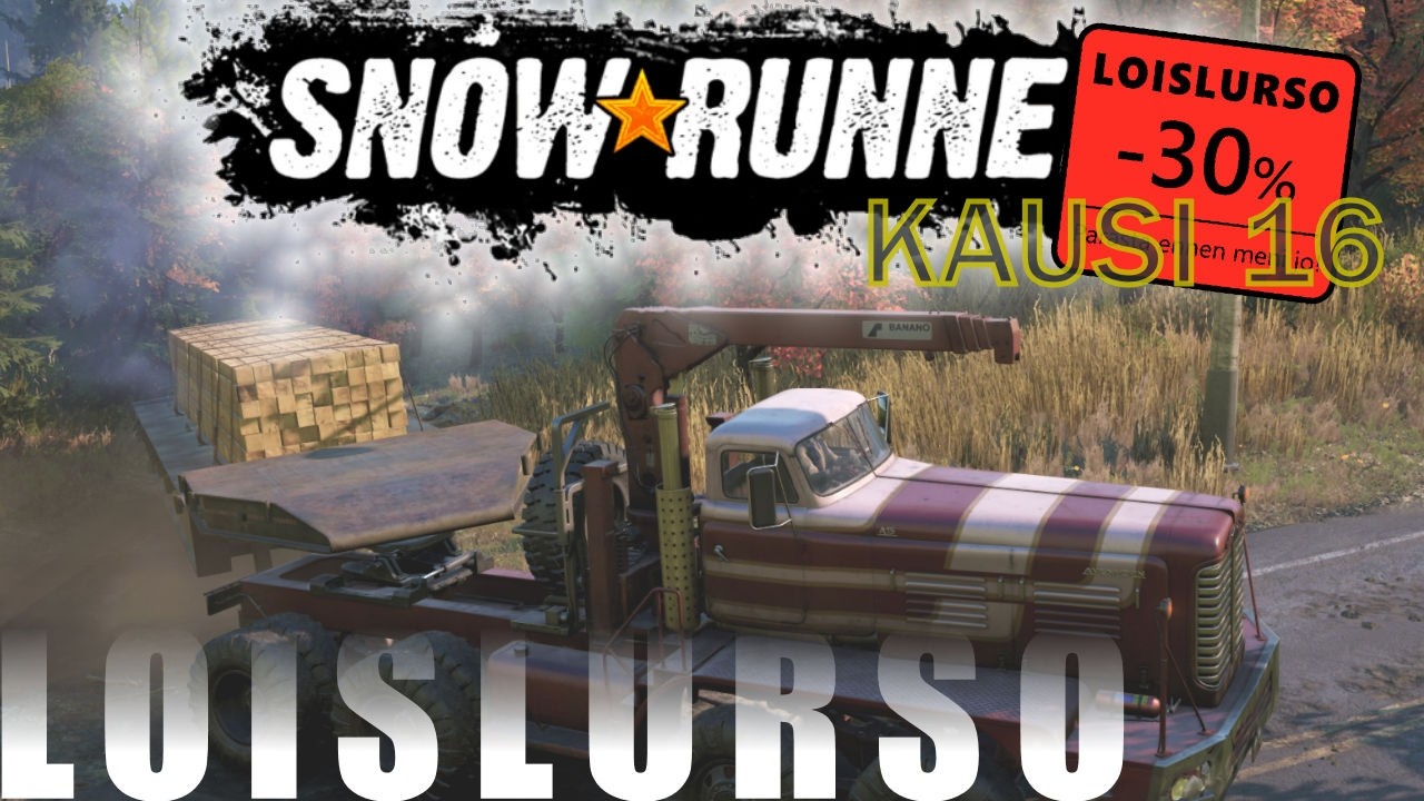 Snowrunner K16J11 - Lankkusatsi liikkeelle