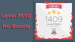 Level 3650 walkthrough No Boosts—Two Dots