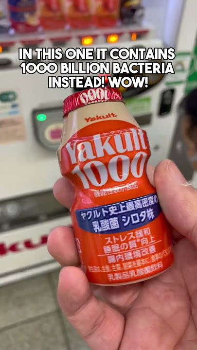 Have you heard of Yakult 1000? Instead of 6.5 billion it has 1000 billion beneficial bacteria!