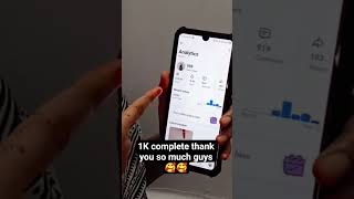 1K complete🥰🥰🥰
