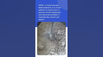 Discover applications of HPMC (Hydroxypropyl Methyl Cellulose) in construction materials!