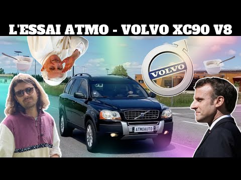 ESSAI - VOLVO XC90 V8, PUISSANT COMME UN YACHT, ONCTUEUX COMME UN YAOURT (feat Emmanuel Macron)