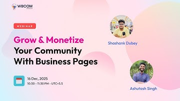 Grow & Monetize Your Community With Business Pages