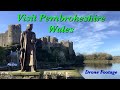 Visit Pembrokeshire Wales part 1 Drone Footage