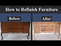 HOW TO REFINISH FURNITURE | DIY How to Strip Furniture