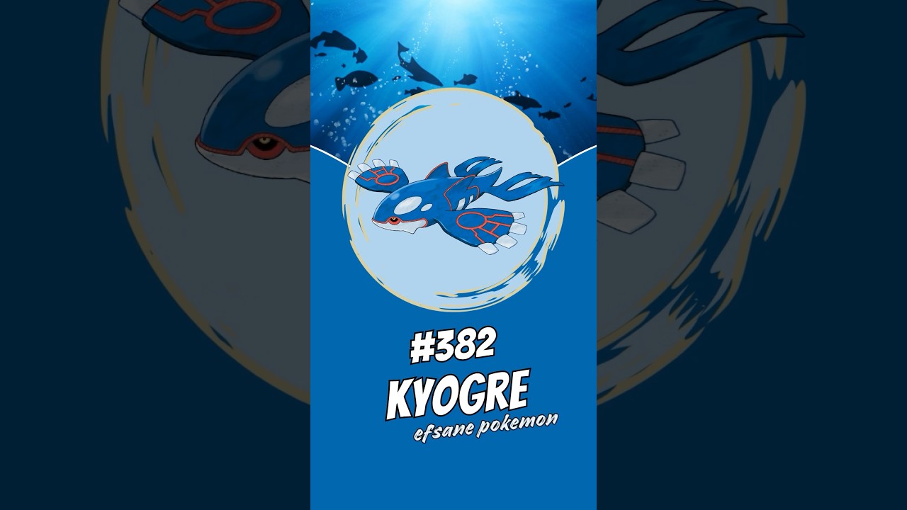 Suyun Kaynağı Kyogre 💧| Bilinmeyen Bir Bilgi 