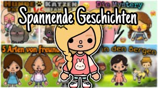 HUNDE KATZE FREUNDINNEN UND SPANNENDE GESCHICHTEN | TOCA BOCA STORY DEUTSCH |