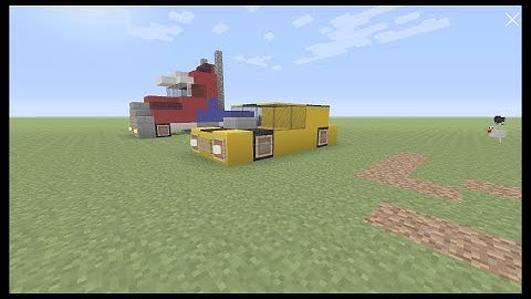 Minecraft how to build transformers prime Bumblebee