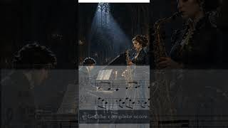 🎄 Soul-stirring O Holy Night: A. Sax &amp; Piano! #sheetmusic #holidaymusic