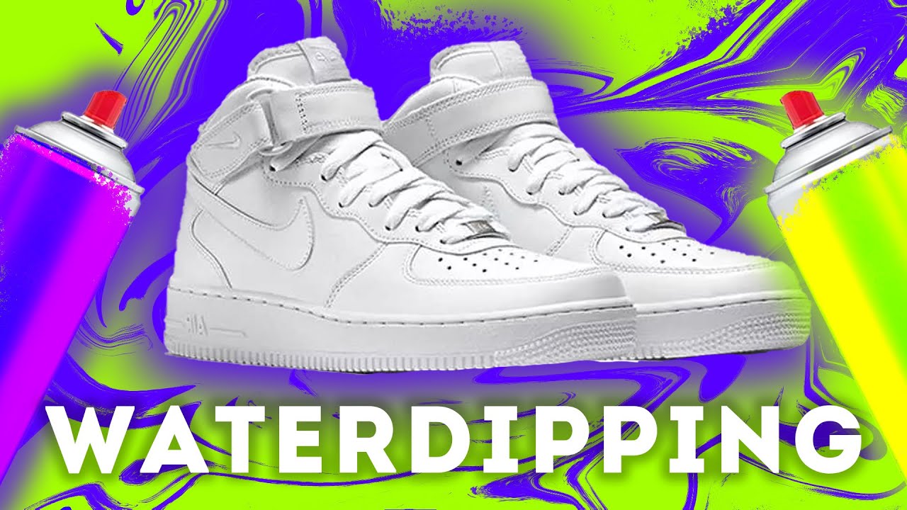 HOW TO RESTORE OLD SNEAKERS? WATER DIPPING - YouTube