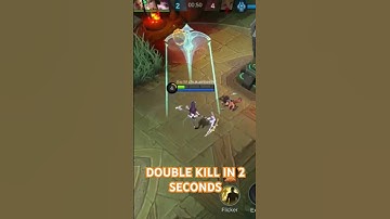 DOUBLE KILL IN 2 SECONDS #ruby #mobilelegends