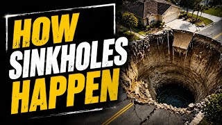 How do sinkholes happen 🤔