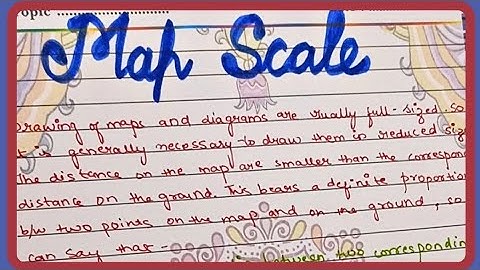 Map Scale | Practical | Class 11th Map Scale Practical #studentsuccess
