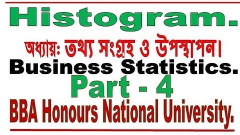 Histogram Bangle Tutorial 2 ,Data Collection and Presentation, Business Statistics for BBA.