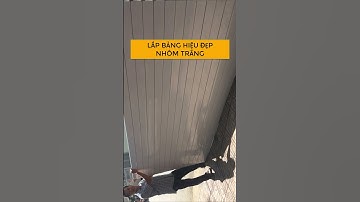 LẮP BẢNG HIỆU ĐẸP, NHÔM NGUYÊN TẤM, THI CÔNG BIỂN HIỆU #3d #chunoi3d #3dbanghieu  #banghieu3d