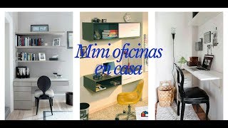 Mini  oficinas  para espacios pequeños decoración