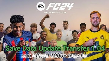 [PS4] EA FC 24 save data non official update transfer 1.04 PS4 hen