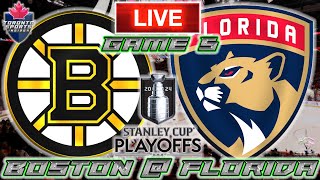 : Boston Bruins vs Florida Panthers Game 5 LIVE Stream Game Audio | NHL Playoffs Streamcast & Chat
