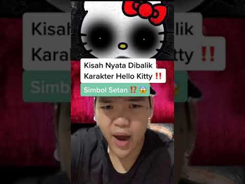 Kisah nyata dibalik karakter Hello Kitty ‼️ Simbol perjanjian setan ⁉️😱 #Shorts #YouTubeShorts