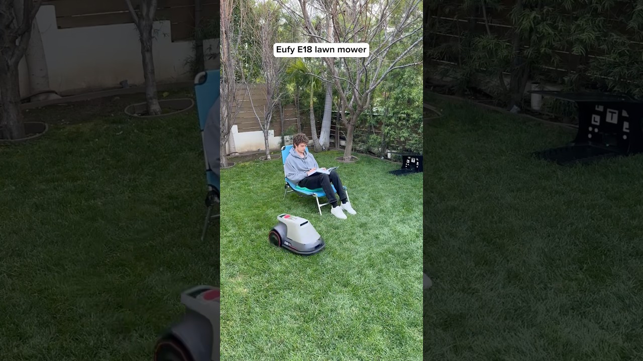 World’s First ROBOT Lawn Mower #shorts #tech