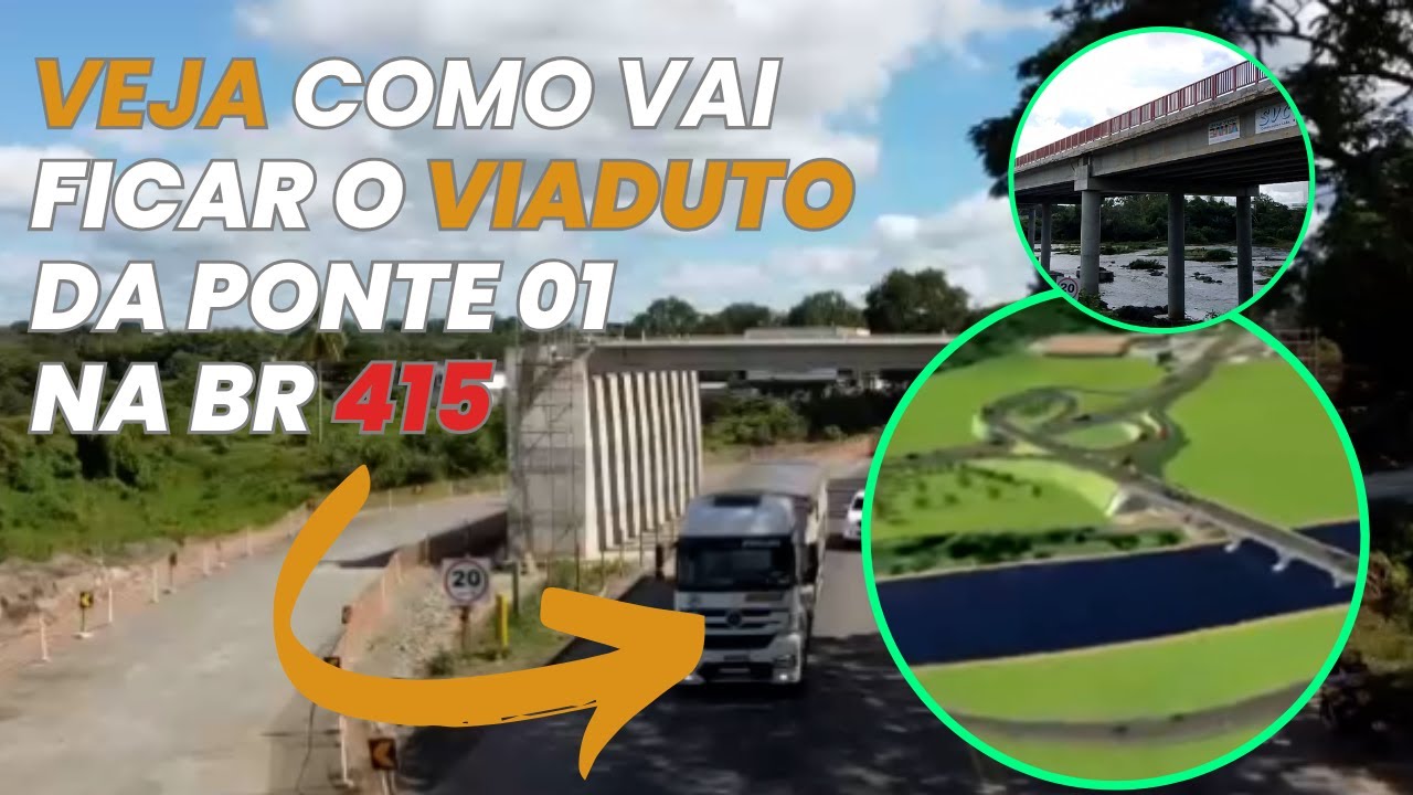 Projeção do viaduto da Ponte 01