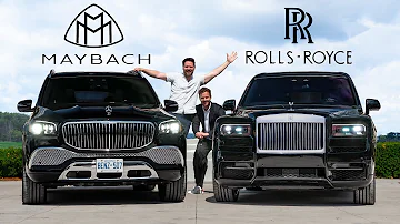 2021 Mercedes-Maybach GLS600 vs Rolls-Royce Cullinan // Battle Of The ULTIMATE Ballers