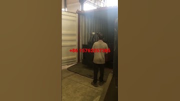 Loading the 4 working layers rubber plate vulcanizing press machine for Poland 🇵🇱 customer