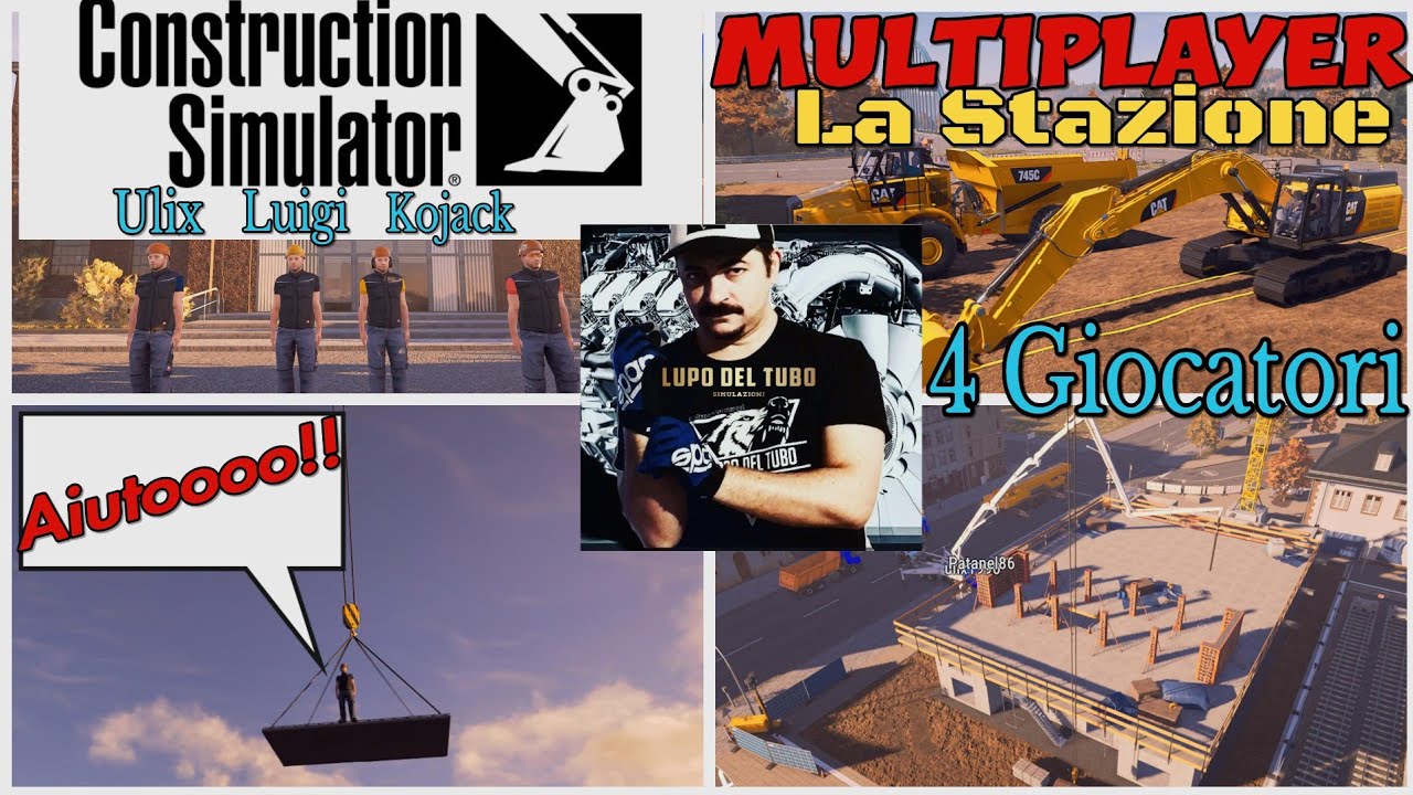 Construction Simulator Multiplayer in 4. La stazione - YouTube