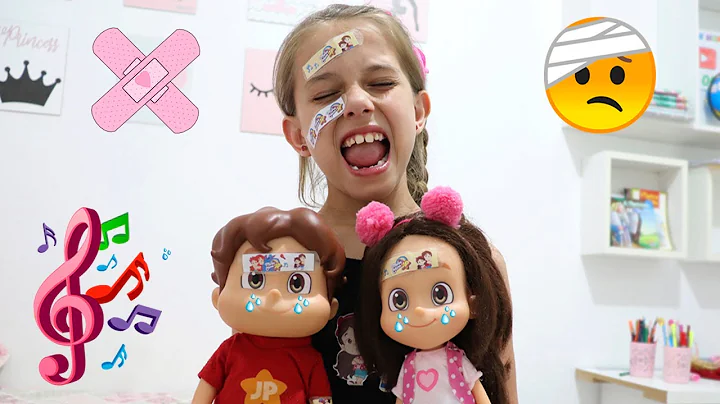 MÚSICA DO DODÓI COM BONECOS  MARIA CLARA E JP ♫ The Boo Boo Song! Nursery Rhymes Songs for Kids