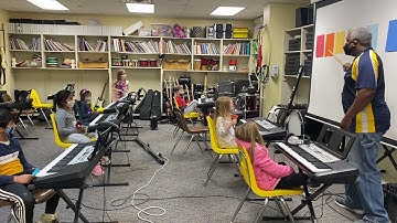 Handbells in Kindergarten Music Class