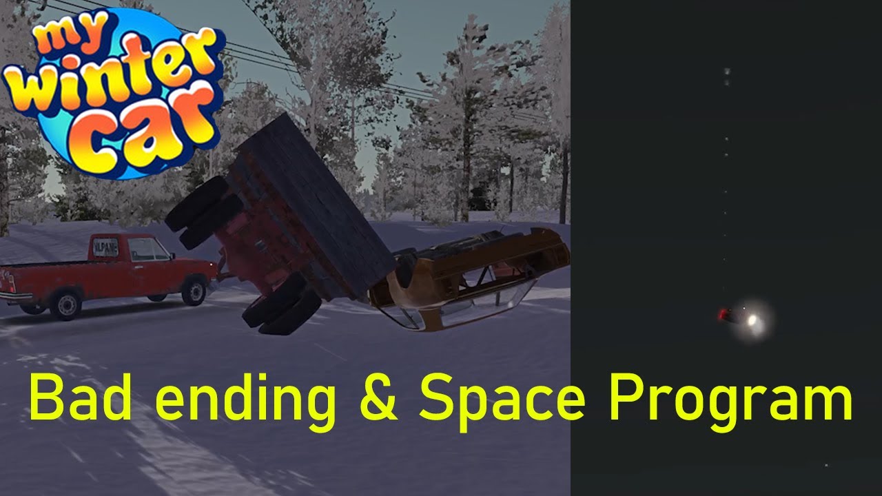 Sending Our Car To Space & A Bad Accident..... My Winter Car: Part 3