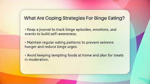 What Are Coping Strategies For Binge Eating? - Inside Body Image