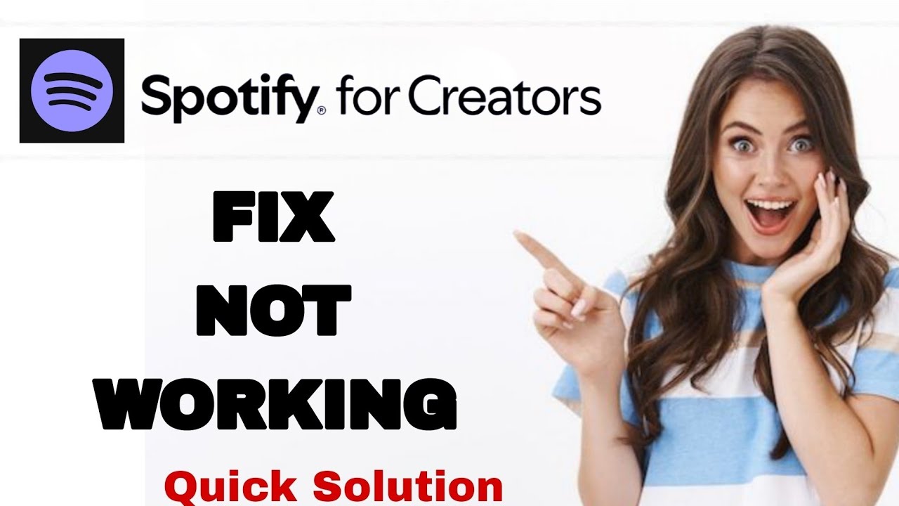 How To Fix And Solve Not Working On Spotify For Creators App | Easy Fix ...
