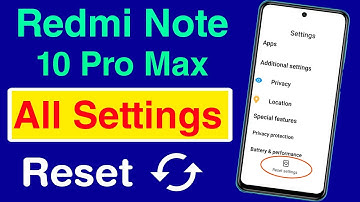 How to Reset Settings in Redmi Note 10 Pro Max | Redmi Note 10 Pro Max Settings Reset Kaise Kare