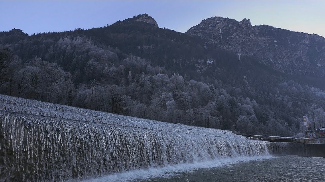 أجواء راس السنة🎄 مع شلالات في باد راشنهال🏞🗻 