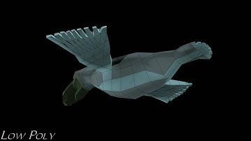 3ds Max Rigged Bird
