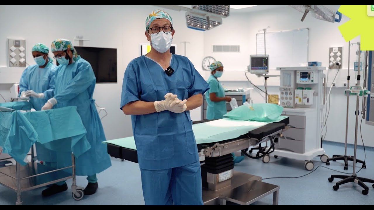 Visite du bloc opératoire par Viva