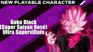 NEW* Goku Black (SuperSaiyan Rosé) Ultra Supervillain from the first chapter of the FUTURE SAGA DLC!