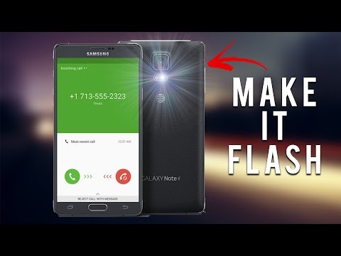 How To Actiavte Your Phone's CAMERA FLASHLIGHT As Incoming Call or Message