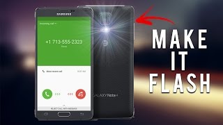 How To Actiavte Your Phone's CAMERA FLASHLIGHT As Incoming Call or Message screenshot 2