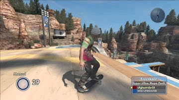 Skate 3 ( How to trickline ) ep.1
