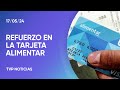 Sube la tarjeta Alimentar en junio