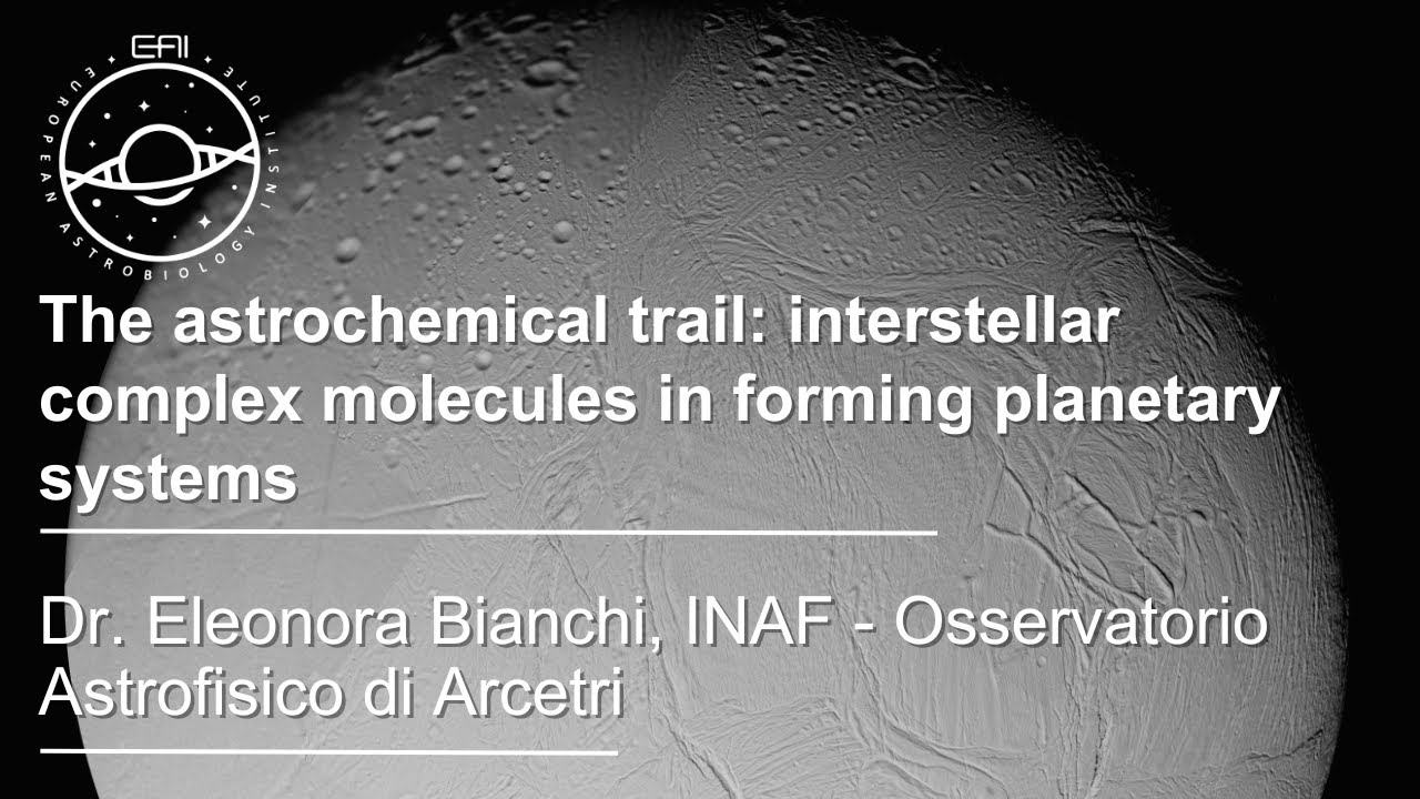 EAI Seminars: The astrochemical trail: interstellar complex molecules in forming planetary systems
