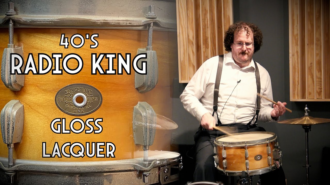 40’s アンティークトイ 「マーチング ドラマー」 Johnny Craviotto's 1940's Slingerland Radio King 7x14